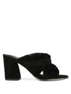 Kenneth Cole New York Laken Suede Ruffle Trim Mules