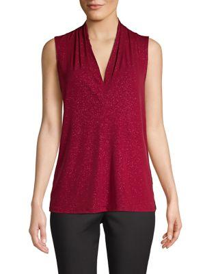 Vince Camuto Sleeveless V-neck Top