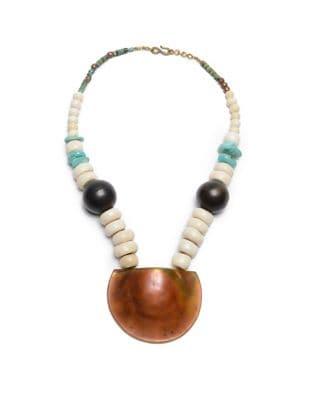 Robert Lee Morris Collection Turquoise Beaded Necklace