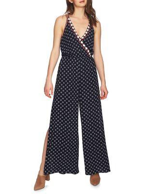 1.state Embroidered Spaghetti Strap Jumpsuit