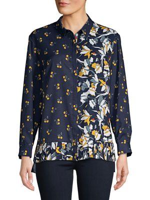 French Connection Aventine Floral Button-down Shirt