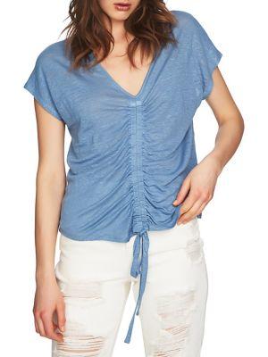 1.state V-neck Cinched Front Knit Top