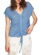 1.state V-neck Cinched Front Knit Top