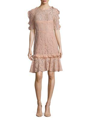 Cooper St Drop-waist Ruffle Dress