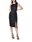 Rachel Rachel Roy Faux Leather Sleeveless Dress