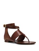 Michael Kors Collection Candice Vachetta Leather Sandals