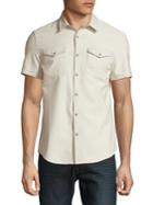 John Varvatos Star U.s.a. Western Cotton Button-down Shirt