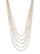 Design Lab Lord & Taylor Five Row Nested Chainlink Necklace