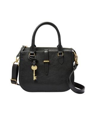 Fossil Mini Maya Ryder Leather Satchel