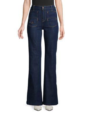 7 For All Mankind High-rise Wide-leg Jeans