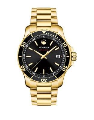 Movado Series 800 Goldtone Stainless Steel Bracelet Watch