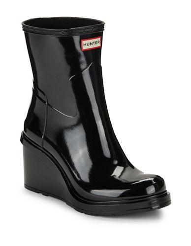 Hunter Original Refined Short Mid-wedge Gloss Rain Boots