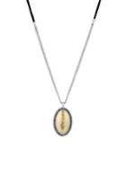 Lucky Brand September Chase Pave Pendant Necklace