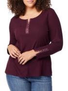 Rebel Wilson X Angels Plus Hook-and-eye Ribbed Top