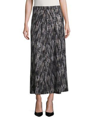Nipon Boutique Patterned Maxi Skirt