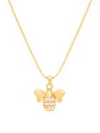 Lord & Taylor Cubic Zirconia Bee Pendant Necklace