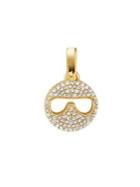 Michael Kors Sterling Silver & Crystal Sunglass Emoji Charm