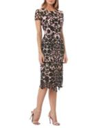 Js Collections Floral Lace Cap-sleeve Dress