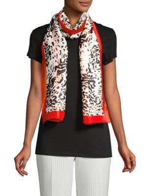 Vince Camuto Leopard-print Scarf