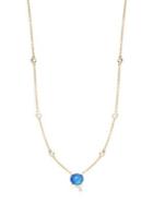 Nadri Ivy Goldtone And Cubic Zirconia Frontal Necklace