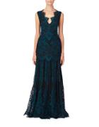 Erin Fetherston Scalloped Lace Gown