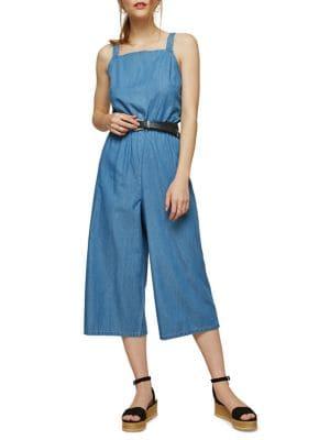 Miss Selfridge Tie-back Strappy Jumpsuit