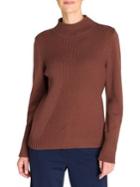 Olsen Rustic Luxury Ribbed Cotton-blend Sweater