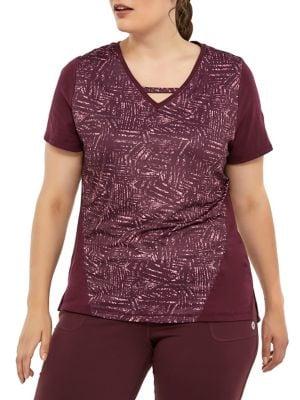 Activezone Plus Plus Short-sleeve Printed Tee