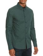 Kenneth Cole New York Dot Printed Slim-fit Cotton Shirt