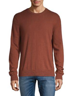 En Thread Heathered Crewneck Sweater