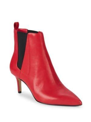 Lord & Taylor Daisy Leather Heeled Booties