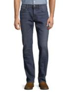 7 For All Mankind Tapered Straight-fit Whiskered Jeans