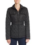 Vince Camuto Belted Quilted Jacket