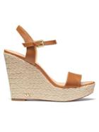Michael Kors Jill Leather Wedge Espadrilles