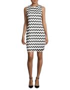 Calvin Klein Plus Dotted Embroidered Sheath Dress