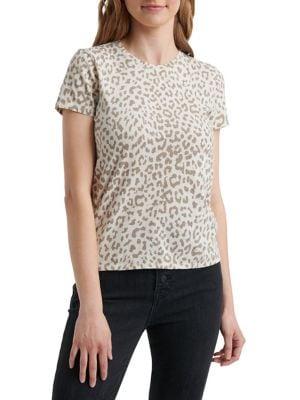 Lucky Brand Printed Short-sleeve Cotton Tee