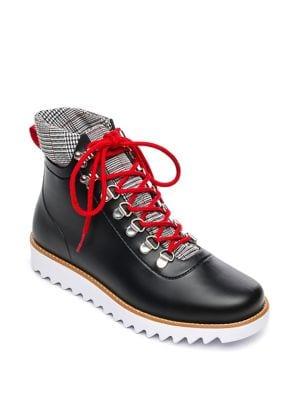 Bernardo Winnie Rain Lace-up Booties
