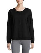 Karl Lagerfeld Paris Lace Front Sweater