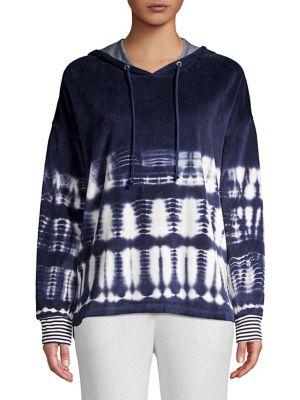 Splendid Tie-dyed Drawstring Hoodie