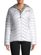 Guess Zip-front Hooded Puffer Coat