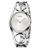 Calvin Klein Stainless Steel Bangle Watch, K5u2m146