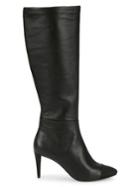 Karl Lagerfeld Paris Marcy Leather Pointy Boots
