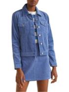 Mango Button-front Corduroy Jacket