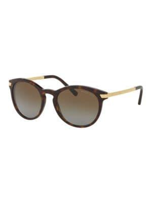 Michael Kors Adriana Iii 53mm Round Sunglasses