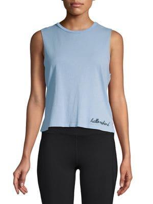 Good Hyouman Hello Weekend Cropped Tank Top