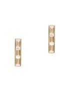 Sole Society Goldtone And Crystal Stud Earrings