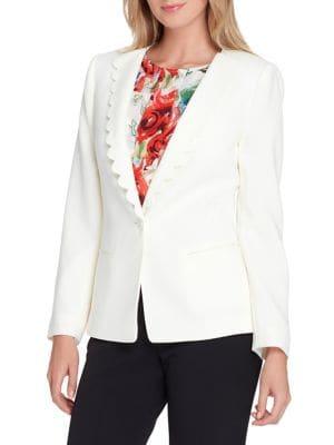 Tahari Arthur S. Levine Scalloped Lapel Jacket