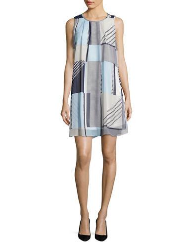 Calvin Klein Mixed-print Dress