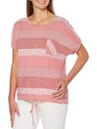 Rafaella Petite Striped Essential Knit Top