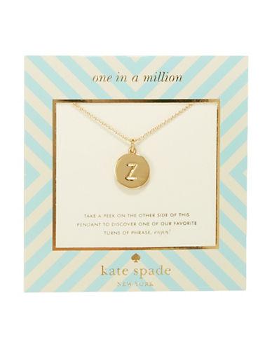 Kate Spade New York One In A Million Letter Z Pendant Necklace